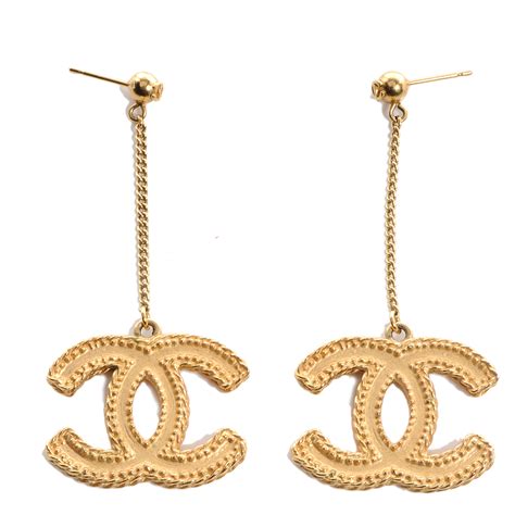 chanel jewelry earrings cc|Chanel cc earrings price list.